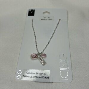 Icing Aries Necklace Silver